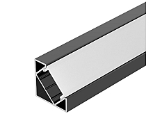 Алюминиевый профиль Arlight SL-KANT-H18-2000 BLACK 049430