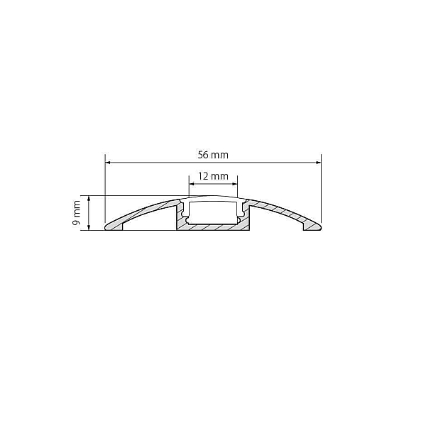 Профиль Arlight ARH-FLAT-2000 ANOD 016149