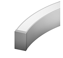 Профиль Arlight LINE-3560-BENT-SIDE-2000 ANOD (Алюминий) 062978