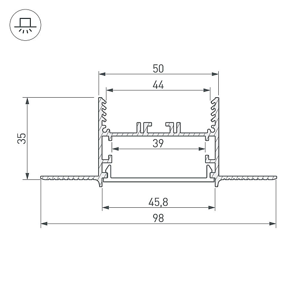 Соединитель профиля Arlight SL-LINIA 030105