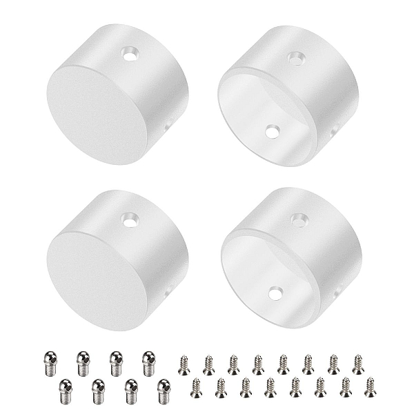 Заглушка Arlight WPH-FLEX-D22-360deg WHITE ALU глухая 049939