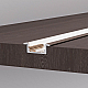 Профиль Arlight LINE-2308-F-2000 ANOD BROWN DEEP (Алюминий) 065811