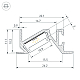 Профиль Arlight PDS-BEVEL-F-2000 ANOD (Алюминий) 063456