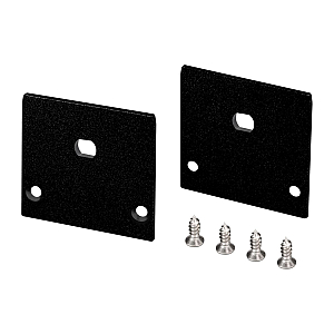 Заглушка Arlight LINE-3535-TRAY BLACK с отверстием (Алюминий) 062738
