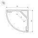 Профиль Arlight SL-KANT-H30-3000 ANOD 046182