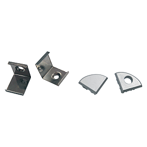 Комплект заглушек и скоб Uniel UFE-N06 SILVER A POLYBAG UL-00000626