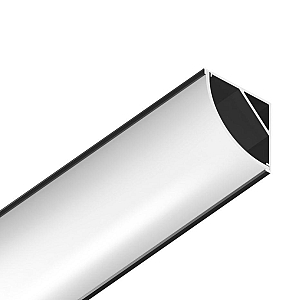 Алюминиевый угловой профиль Ambrella Light Alum Profile GP2100BK