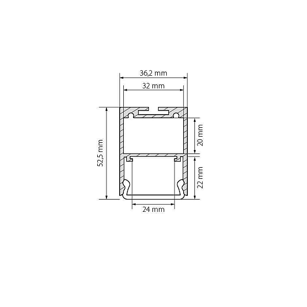 Профиль Arlight ARH-LINE-3750A-2000 ANOD 019615