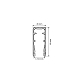 Профиль Arlight ALU-HANDRAIL-2000 FOR GLASS 17.5 015477
