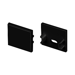 Комплект заглушек Arlight FANTOM-BENT-W16 BLACK (Пластик) 064566