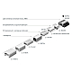 Профиль Arlight FANTOM-W20-H10-3000 ANOD (Алюминий) 062556