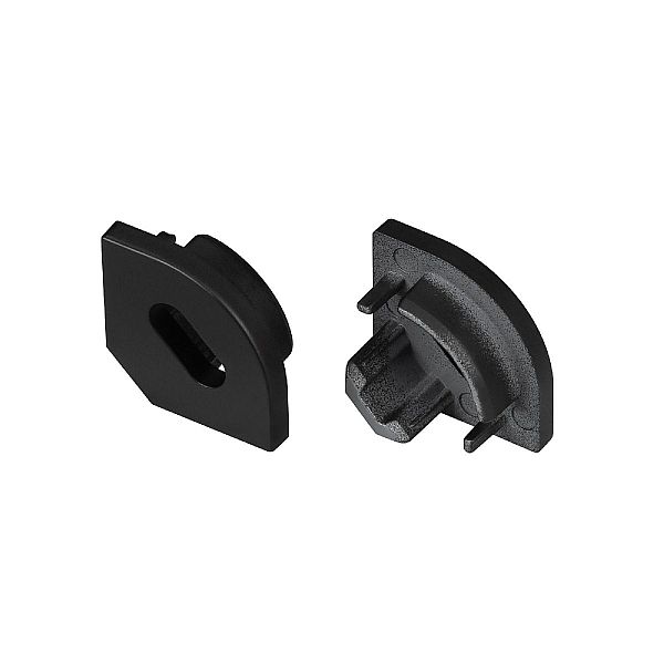 Заглушка с отверстием Arlight SL-KANT-H10 BLACK 049410