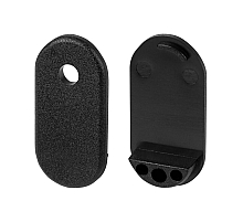 Комплект заглушек Arlight WARDROBE-1530 BLACK (Пластик) 054944