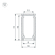 Алюминиевый профиль Arlight LINE-1019-2000 ANOD 053426
