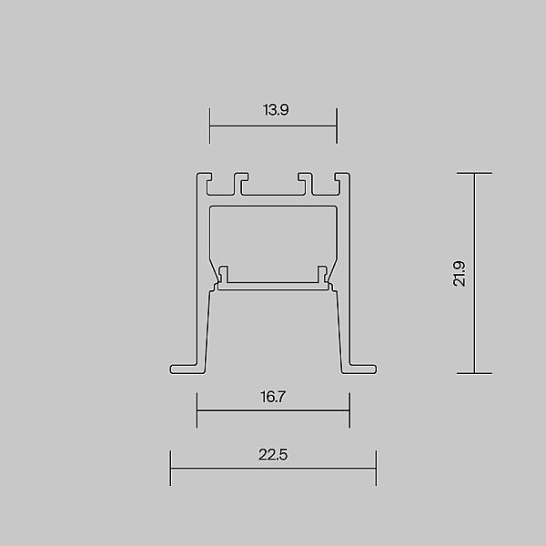 Алюминиевый профиль встраиваемый Maytoni Led Strip 632013