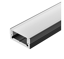 Алюминиевый профиль Arlight SL-SLIM-H7-2000 BLACK 037110
