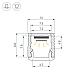 Профиль Arlight SL-MINI-10-3000 BLACK (Алюминий) 064316