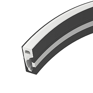 Силиконовый профиль Arlight WPH-FLEX-0616-SIDE-S9-5m BLACK 045788