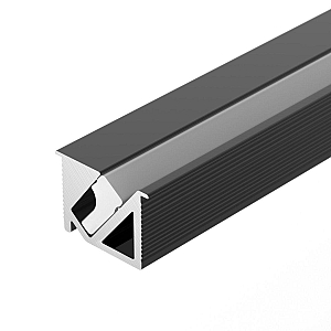 Алюминиевый профиль Arlight SL-BEVEL-H10-F14-2000 ANOD BLACK 044084