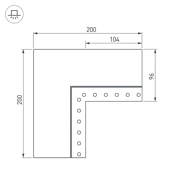 Соединитель профиля Arlight SL-LINIA 030136