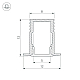 Профиль Arlight SL-MINI-8-H12-F12-2000 ANOD 023715