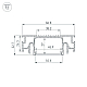 Профиль Arlight STRETCH-41-CEIL-CENTER-2000 WHITE 053527
