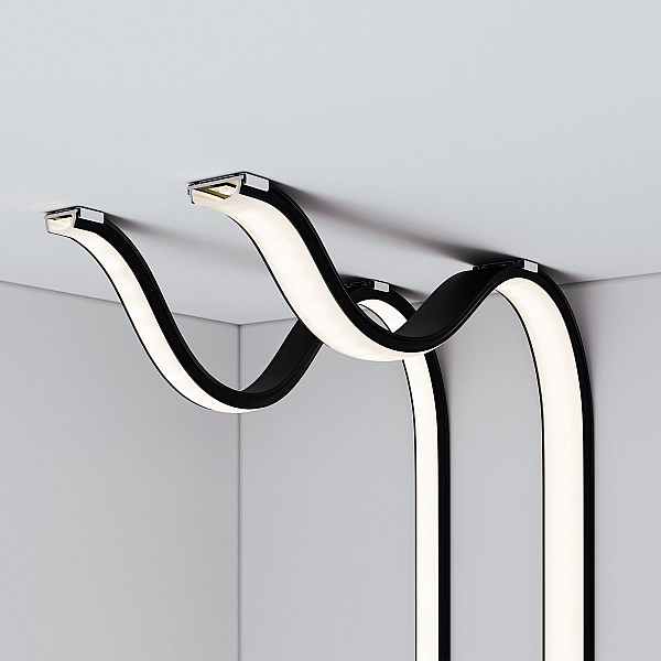 Профиль Arlight ARH-BENT-W18-3000 ANOD BLACK (Алюминий) 056205
