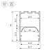 Алюминиевый профиль Arlight LINE-S-5075-2000 BLACK 041847