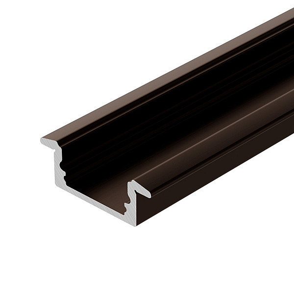 Профиль Arlight LINE-2308-F-2000 ANOD BROWN DEEP (Алюминий) 065811