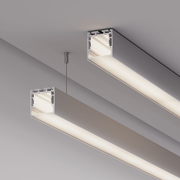 Профиль Arlight SL-LINE-3535-2000 ANOD с рефлектором (Алюминий) 064460
