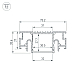 Профиль Arlight STRETCH-32-CEIL-CENTER-2000 BLACK 055208