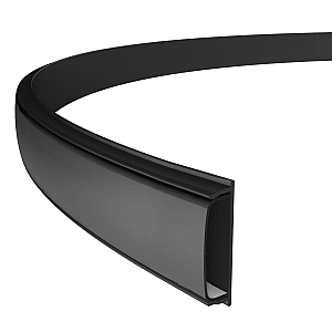 Алюминиевый накладной профиль Ambrella Light Alum Profile GP1600BK/BK
