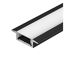 Профиль Arlight SL-SLIM-H7-F25-2000 BLACK (Алюминий) 061615