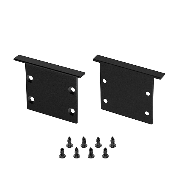 Заглушка Arlight LINIA45-F-TRAY BLACK глухая (Алюминий) 062202