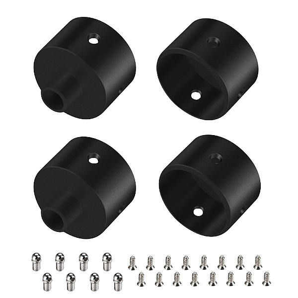 Заглушка Arlight WPH-FLEX-D22-360deg BLACK ALU с отверстием 049940