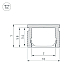 Алюминиевый профиль Arlight PIK-1007-3000 ANOD 045493