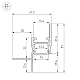 Профиль встраиваемый Arlight Сeil-S14-Shadow-T-3000 Black 045555