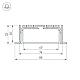 Профиль Arlight SL-LINIA88-F-2000 ANOD 019315