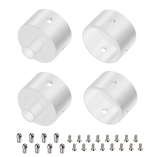 Заглушка Arlight WPH-FLEX-D22-360deg WHITE ALU с отверстием 049941