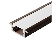 Профиль Arlight LINE-2308-F-2000 ANOD BROWN DEEP (Алюминий) 065811