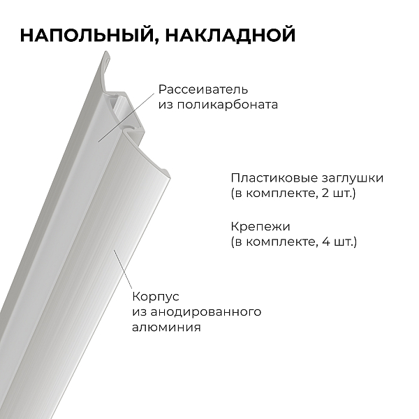 Алюминиевый профиль (комплект) Apeyron 08-63