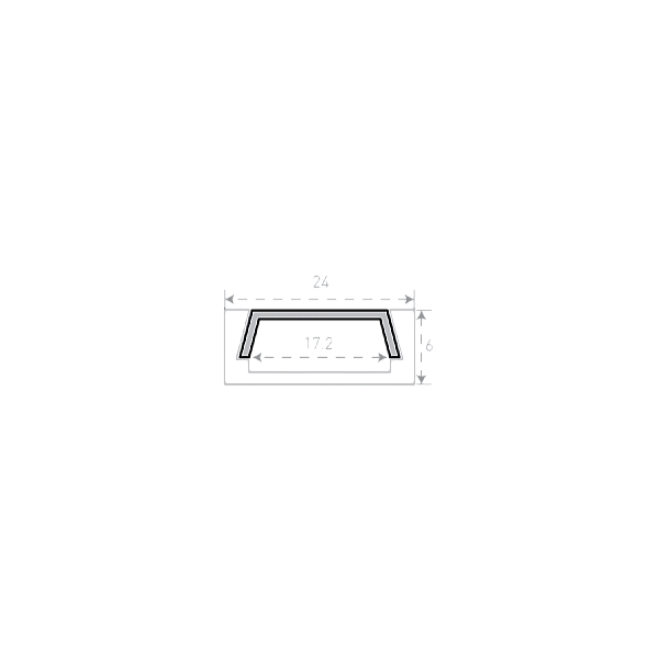 Профиль алюминиевый (комплект) SWG Standard SF-2006 00000000987