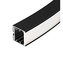 Алюминиевый профиль Arlight SL-ARC-3535-D320-W90 BLACK (260мм, дуга 1 из 4) 032678