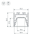 Профиль Arlight LINE-3535-TRAY-2000 BLACK (Алюминий) 062192