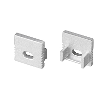Заглушка Arlight FANTOM-W12 SILVER с отверстием (Пластик) 063072