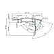 Профиль с экраном Arlight ALU-STAIR-DK-2000 ANOD+FROST 015473