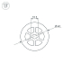 Силиконовый профиль Arlight WPH-FLEX-D40-360deg-S10-5m WHITE 045869