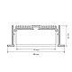 Профиль Arlight SL-LINIA88-F-2000 ANOD 019315