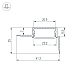 Профиль Arlight FANTOM-W20-H10-EDGE-2000 ANOD 054183