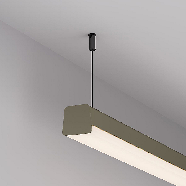 Профиль с экраном Arlight LINE-D-3734-2000 TETRA OLIVE GREY+OPAL 055098